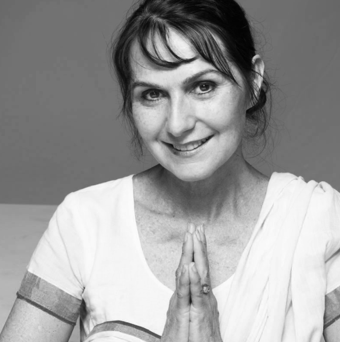 Jivamukti founder Sharon Gannon