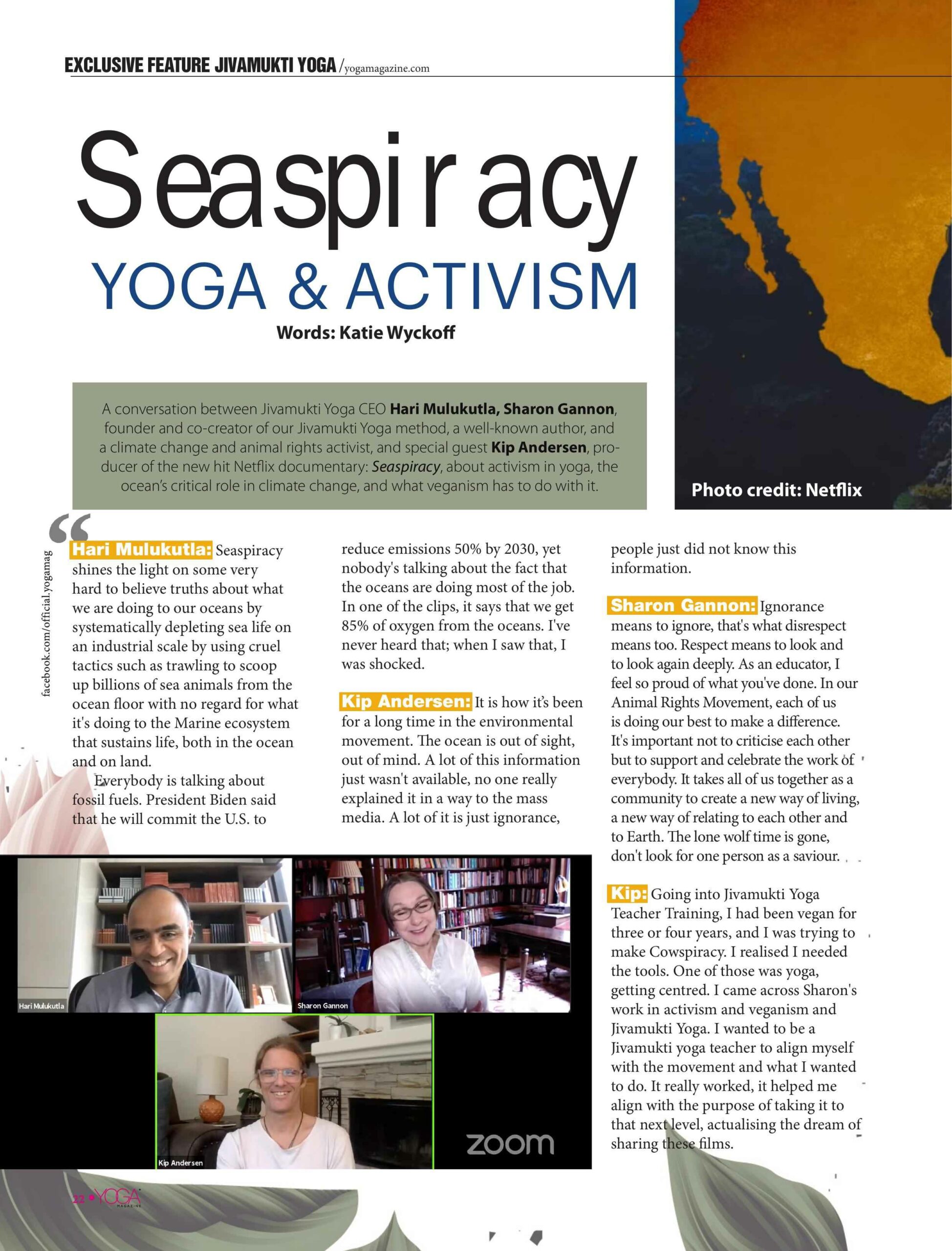 Seaspiracy: Yoga and Activism